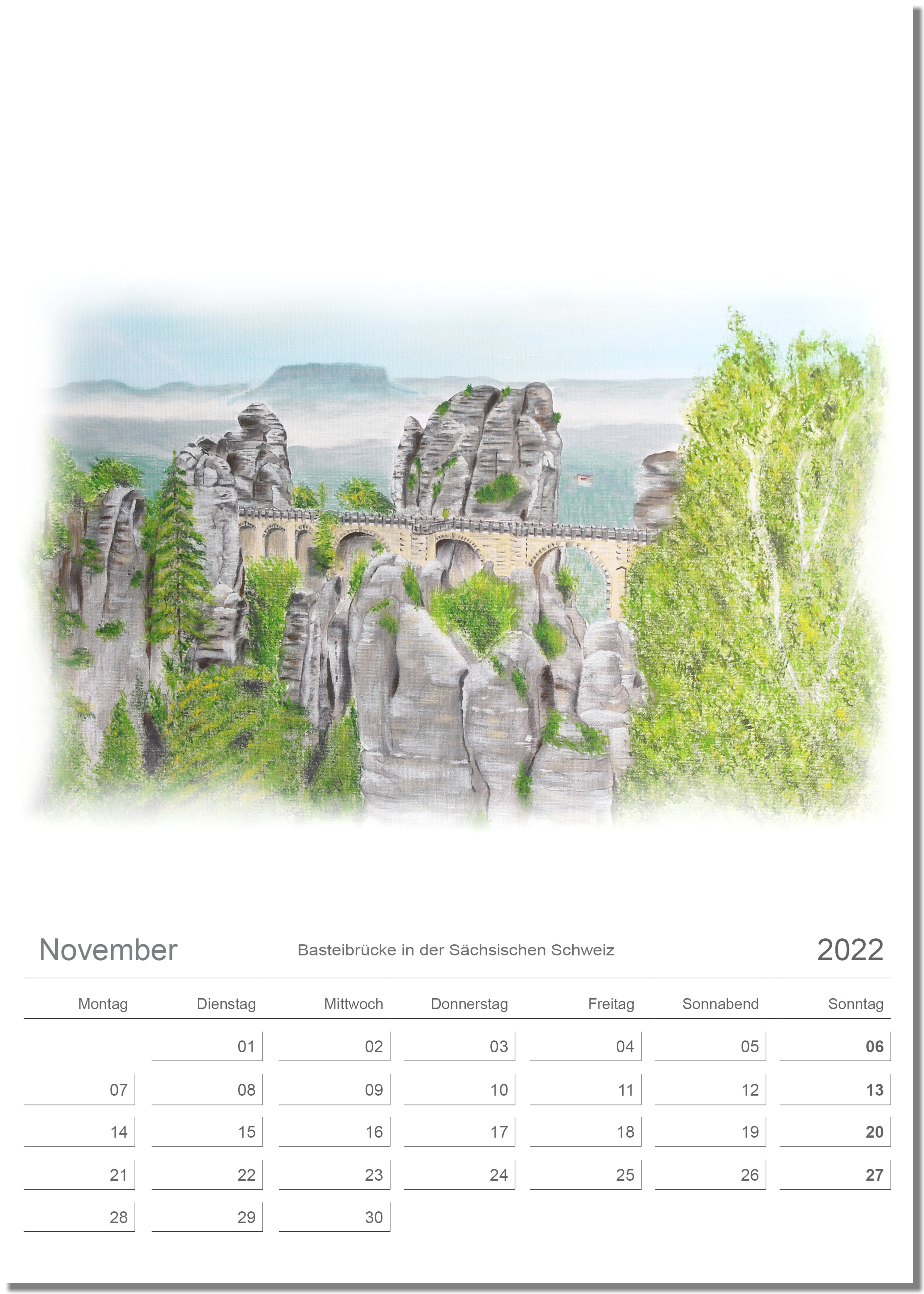 Kalender Dresden November 2022